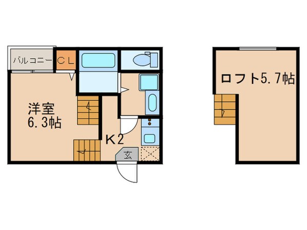 DESIGN SQUAREの物件間取画像